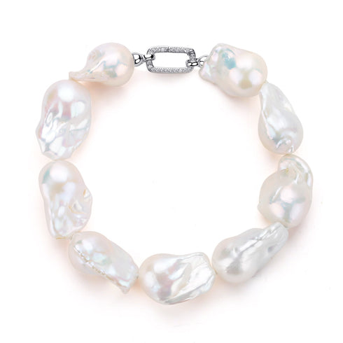 Cessie Bold Baroque Pearl Bracelet
